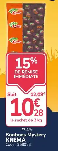 Promocash KREMA Bonbons Mystery offre