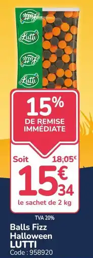 Promocash LUTTI Balls Fizz offre