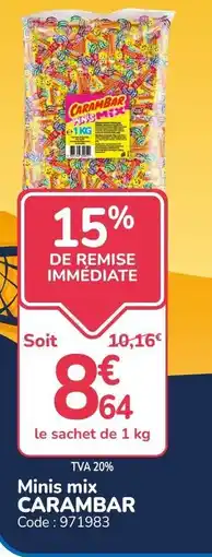Promocash CARAMBAR Minis mix offre