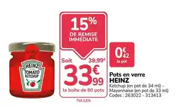 Promocash HEINZ Ketchup offre