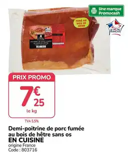 Promocash COLONA Demi-poitrine de porc fumée offre