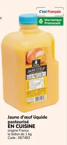Promocash Cuisine Jaune d'œuf offre