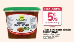 Promocash AGROAZUR Délice de tomates séchées offre