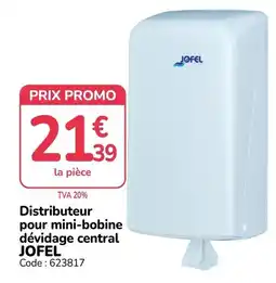Promocash JOFE L Distributeur pour mini-bobine dévidage central offre