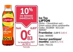 Promocash Lipton Ice Tea offre