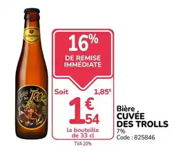 Promocash Dubulsson Cuvée des Trolls offre