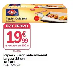 Promocash ALBAL Papier cuisson anti-adhérent offre