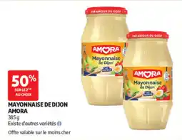 Auchan Amora mayonnaise de dijon offre