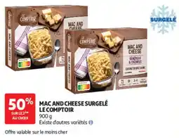 Auchan Le comptoir mac and cheese offre