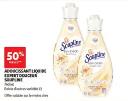 Auchan Soupline Adoucissant liquide expert douceur offre