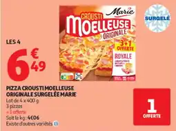 Auchan Marie Pizza Crousti Moelleuse Originale offre