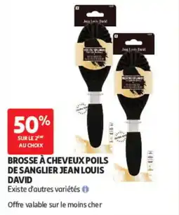 Auchan Jean louis david brosse à cheveux poils de sanglier offre