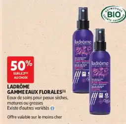 Auchan ladrôme GAMME EAUX FLORALES offre