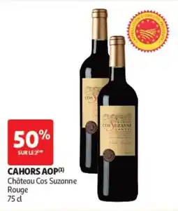 Auchan Château Cos Suzanne cahors aop offre