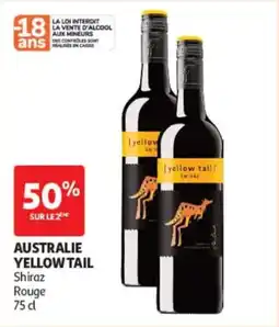 Auchan Yellow tail australie offre