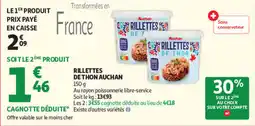 Auchan Auchan Rillettes de thon offre