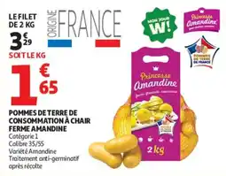 Auchan Princesse Amandine Pommes de terre offre