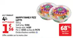Auchan LUTTI HAPPY FAMILY FIZZ offre
