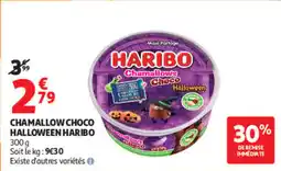 Auchan HARIBO Chamallows Choco Halloween offre