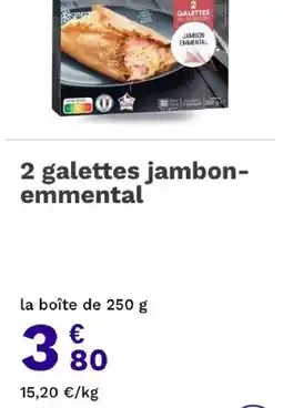 Picard Picard galettes jambon-emmental offre