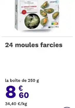 Picard Picard 24 moules farcies offre