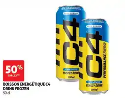 Auchan C4 BOISSON ENERGÉTIQUE offre