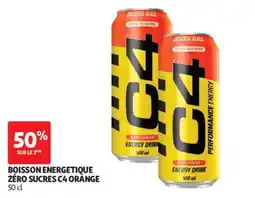 Auchan C4 boisson energetique offre
