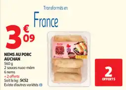 Auchan AUCHAN NEMS AU PORC offre