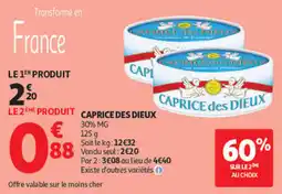 Auchan CAPRICE DES DIEUX offre
