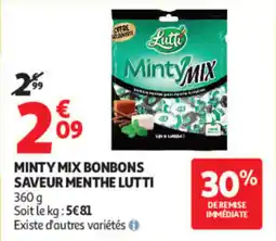 Auchan Lutti Minty Mix Bonbons offre