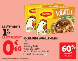 Auchan Maggi Bouillon de Volaille offre