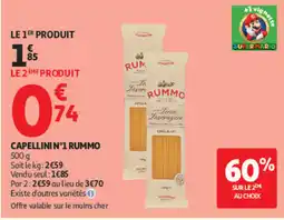 Auchan Rummo capellini offre