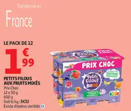 Auchan Yoplait Petits Filous offre