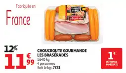 Auchan Les Brasérades Choucroute Gourmande offre
