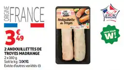 Auchan Côté Plaisir Andouillette de Troyes offre