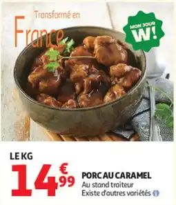 Auchan PORC AU CARAMEL offre