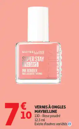 Auchan MAYBELLINE VERNIS À ONGLES offre