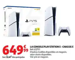 Auchan SONY PLAYSTATION 5 offre