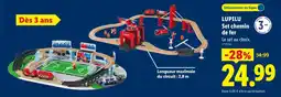 Lidl LUPILU Set chemin de fer offre