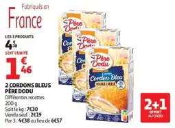 Auchan Père Dodu Cordon Bleu offre