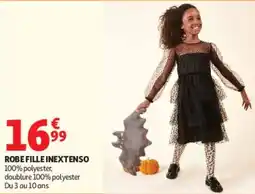 Auchan INEXTENSO ROBE FILLE offre