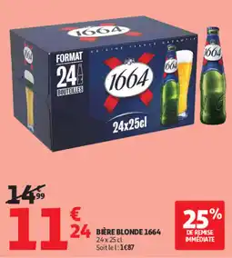 Auchan 1664 Bière blonde offre