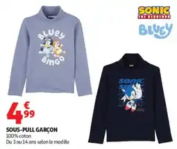 Auchan BLUEY Sous-pull garçon offre
