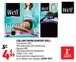 Auchan Well Collant Infini Confort offre