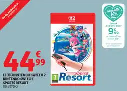 Auchan Nintendo Switch Sports Resort offre