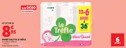 Auchan Le Trèfle Papier Toilette offre