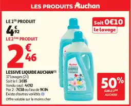 Auchan Auchan Lessive Caraïbes offre