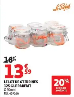 Auchan Le Parfait Terrines offre
