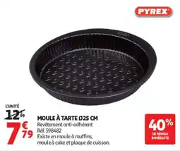 Auchan PYREX MOULE À TARTE offre