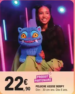 E.Leclerc DERPY PELUCHE ASSISE offre